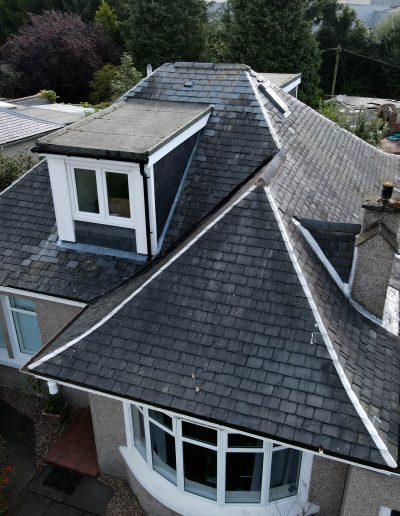 Complete roof overhaul using new Spanish Slate tiles | Roof Repair Edinburgh