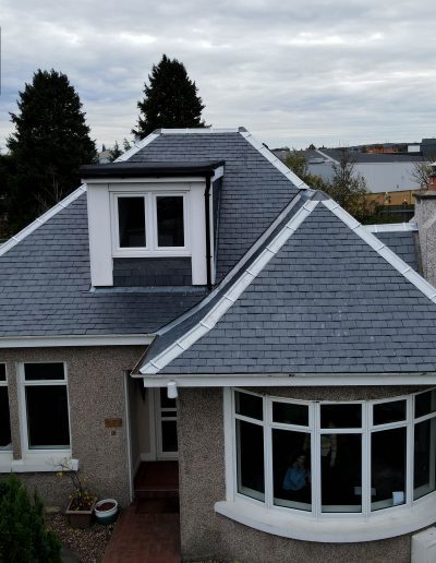 Complete roof overhaul using new Spanish Slate tiles | Roof Repair Edinburgh